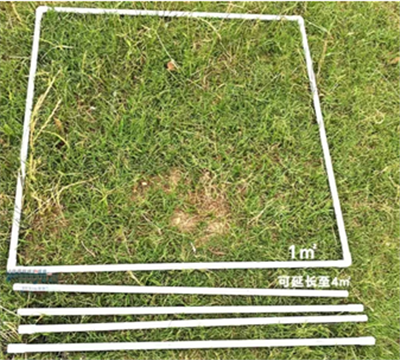 SC-YFKP-1㎡型一平米PVC可折叠样方框（草原/林业/植物调查）
